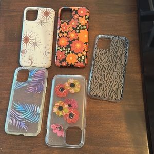Lot of 5 Casely iPhone 11 Pro cases